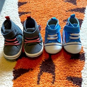 Brand new infant sneakers Place and Surprize - 1-3m Blue and 3-6m Grey
